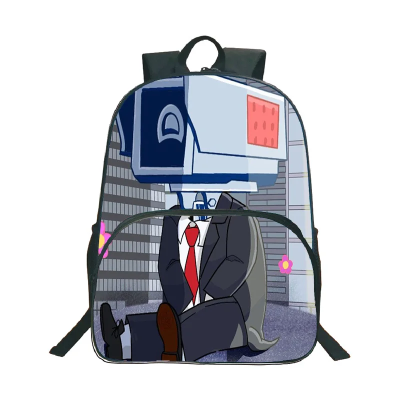 

Лидер продаж 2023, унитаз для игры Skibidi, мужской рюкзак для супервизора, ТВ, школьная сумка для косплея, вместительный студенческий рюкзак, повседневный рюкзак