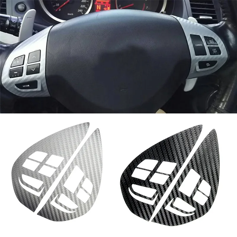 

Audio Cruise Control Button Steering Wheel Switch Button Car Sticker Cover