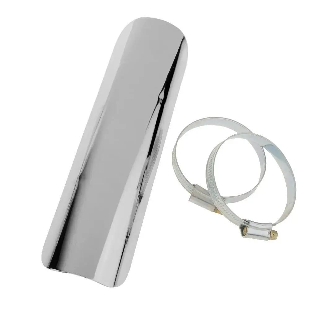

Good Manifold Smooth Tube Heat Shield Cover Exhaust Guard For White