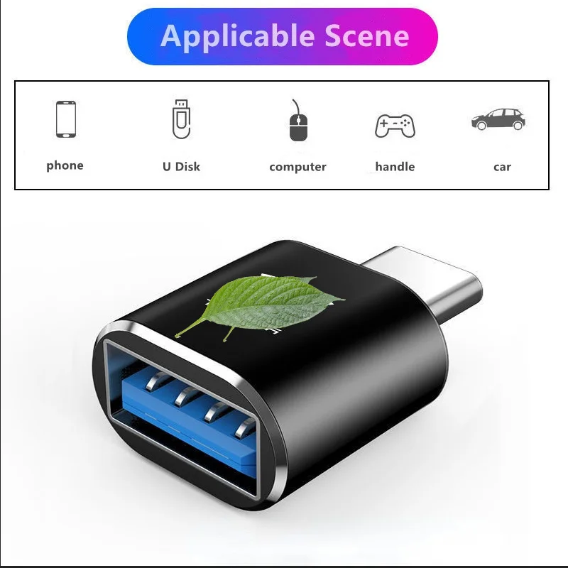 Автомобильный мини-конвертер с интерфейсом Type-C на USB A зарядный адаптер для Tesla Model