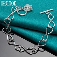 925 sterling silver hollow star pendant chain bracelet for women men party engagement wedding fashion jewelry