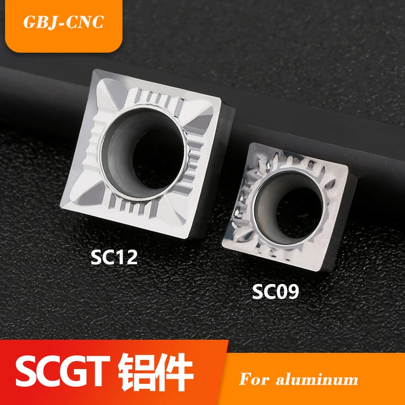 90-градусный квадратный SCGT09T302 04 08-AK H01 SCGT120402 AK алюминиевые высокоглянцевые карбидные вставки с ЧПУ для токарных инструментов SSDCN