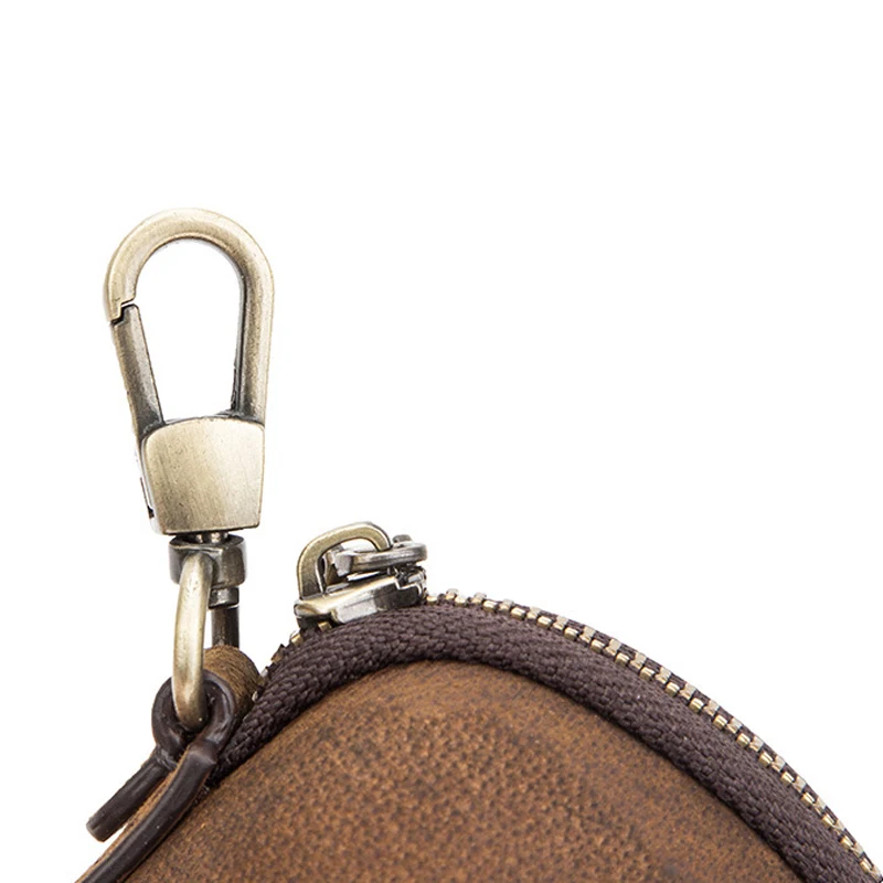 Folding Glasses Case Reading Sunglasses Nearsighted Cowhide Leather Protable Eyewear Cover Box Mini Travel Pack