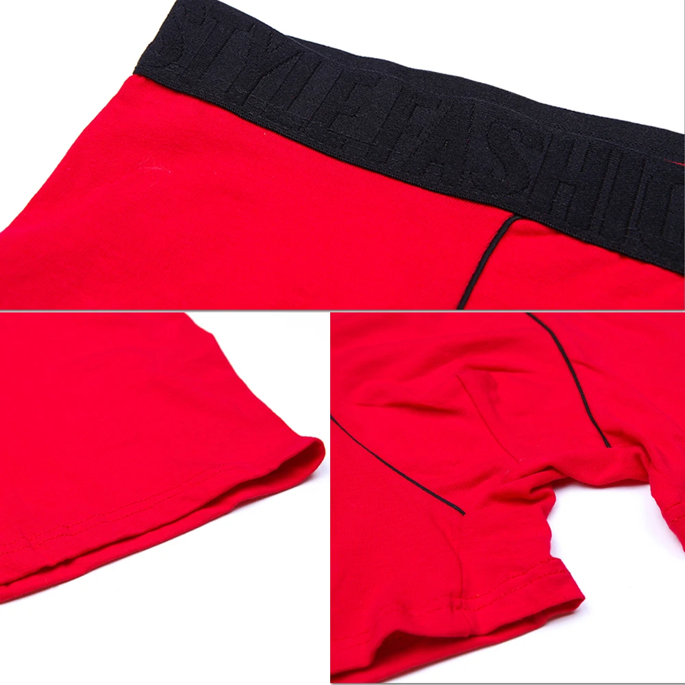 4pcs Boxers For Man Underwear Shorts Brand Men's Panties Sexy Mens Underpants Slip Cotton Male Boxershorts Homme Family Boxer