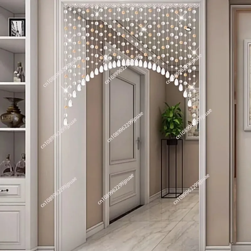 Занавеска из хрустального стекла с бусинами для гостиной спальни окна двери