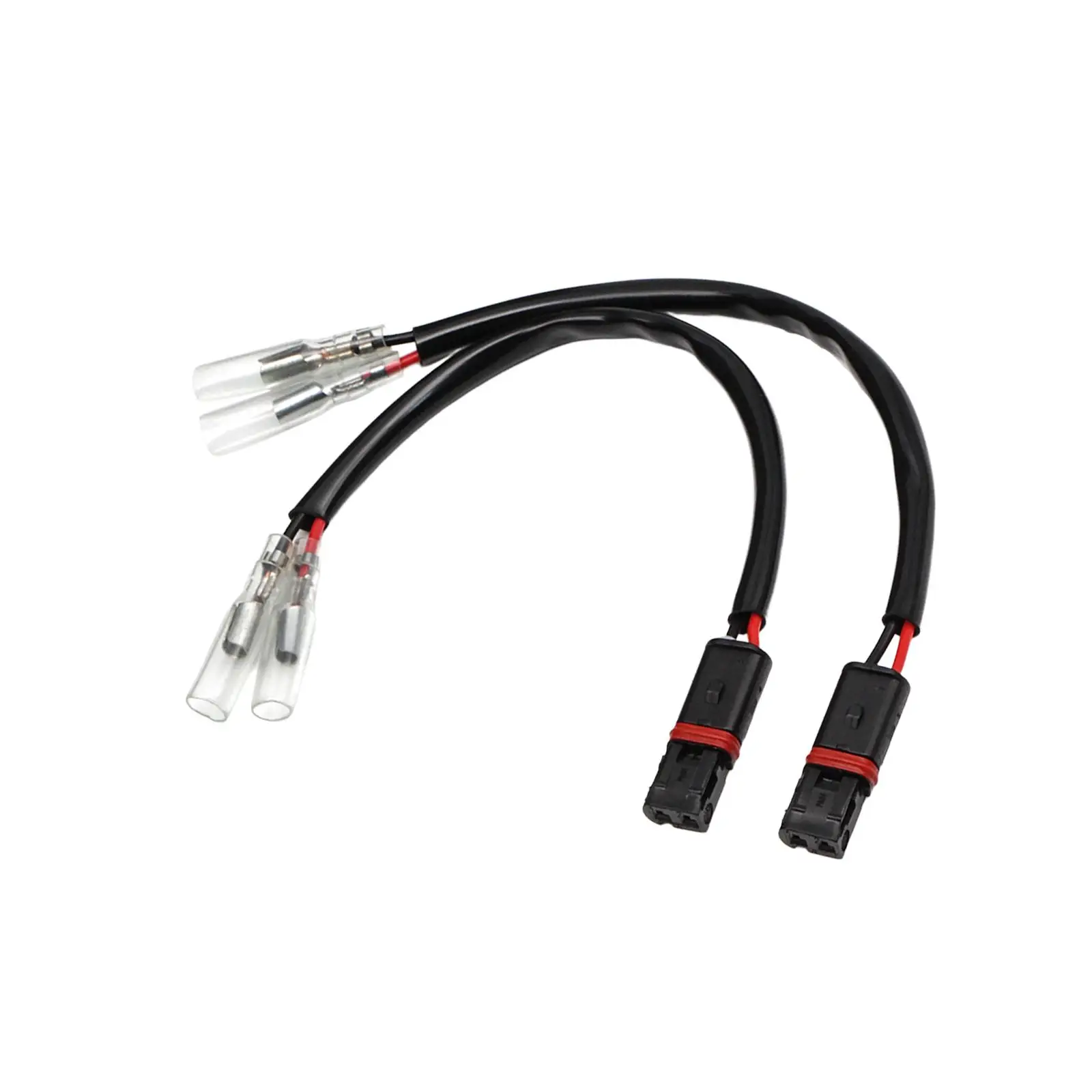 

2x Motorcycle Steering Signal Cable Adapter 5.51 inch Durable Premium Spare Parts Replacement Turn Signal Wire Plug for BMW