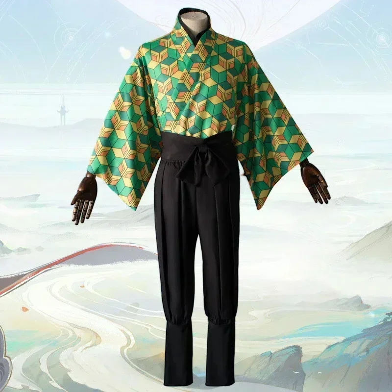 Костюм Demon Slayer Kimetsu no Yaiba Sabito для взрослых и детей