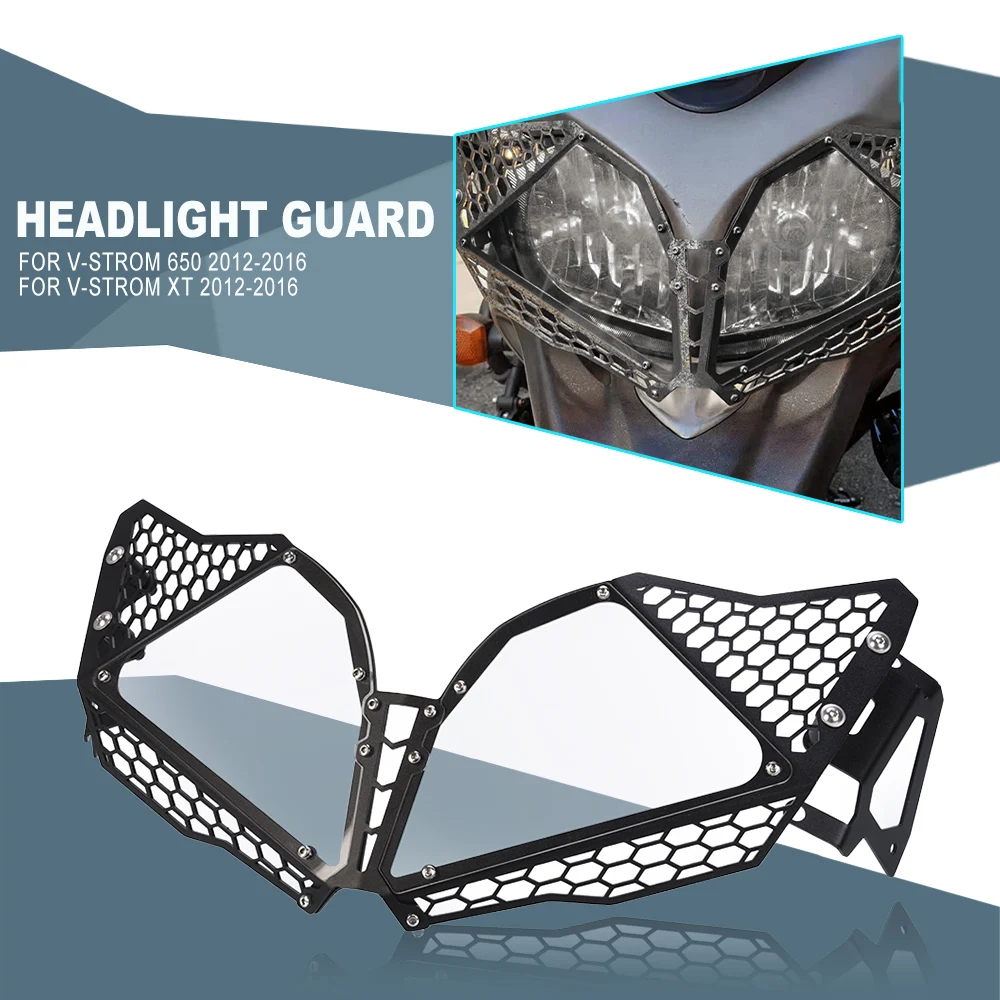

For Suzuki DL650 V-Strom 650XT 2012-2016 2015 2014 2013 V-STROM XT Motorcycle V-STROM 650 Headlight Grill Guard Protector Cover