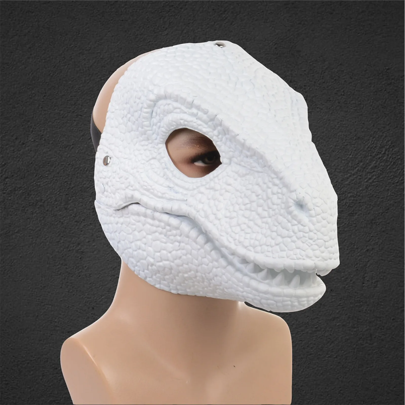 

3D Halloween Dinosaur Mask Role Play Props Performance Headgear Raptor Dinosaur Dino Festival Carnival Gifts 2022 Halloween