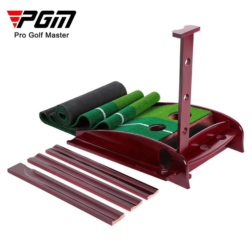 

PGM Golf Putter Drill Two-color Fairway Training Lawn Solid Wood Putter Drill At Will Fold Automatic Return Golf Supplies