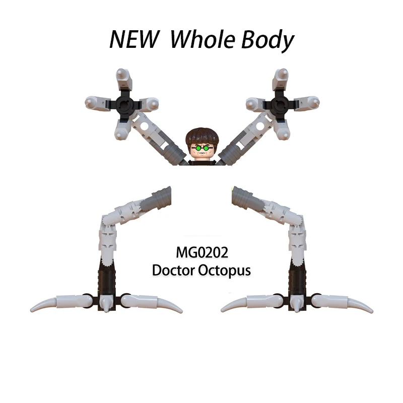 

Mg0202 Mg0201 серия супер злодей доктор Осьминог Мини фигурки Сборка строительные блоки детские игрушки маленькие частицы конструктор