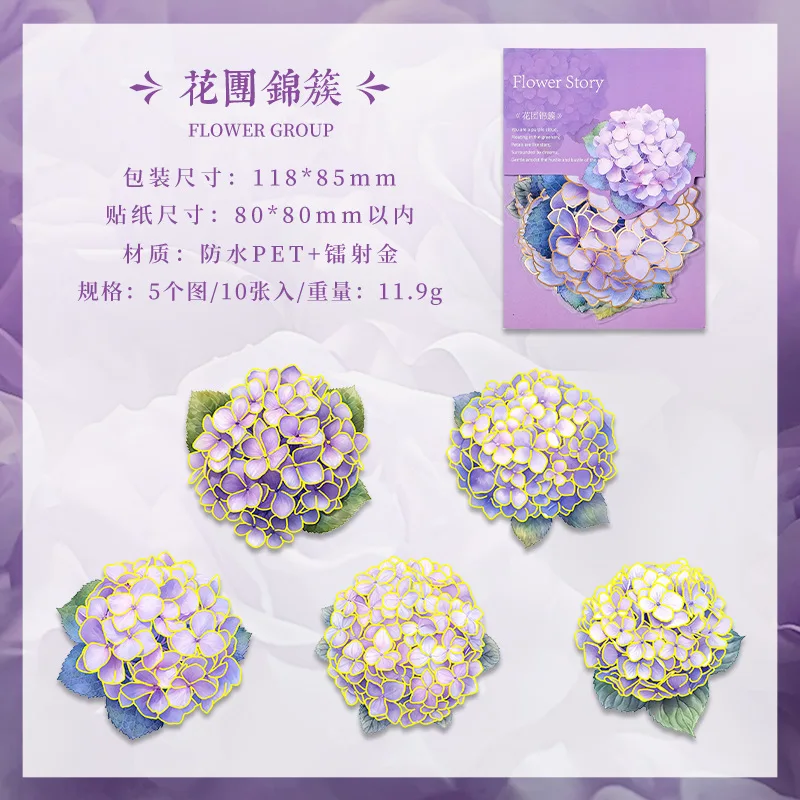 

Стикеры для скрапбукинга Alideco 10 шт.