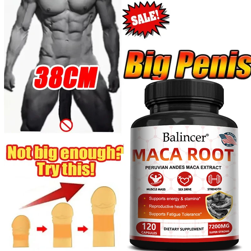 

Male Performance Supplement - Helps Improve Motivation, Endurance, Strength and Achieve Lean Muscle Growth 120 Tablets