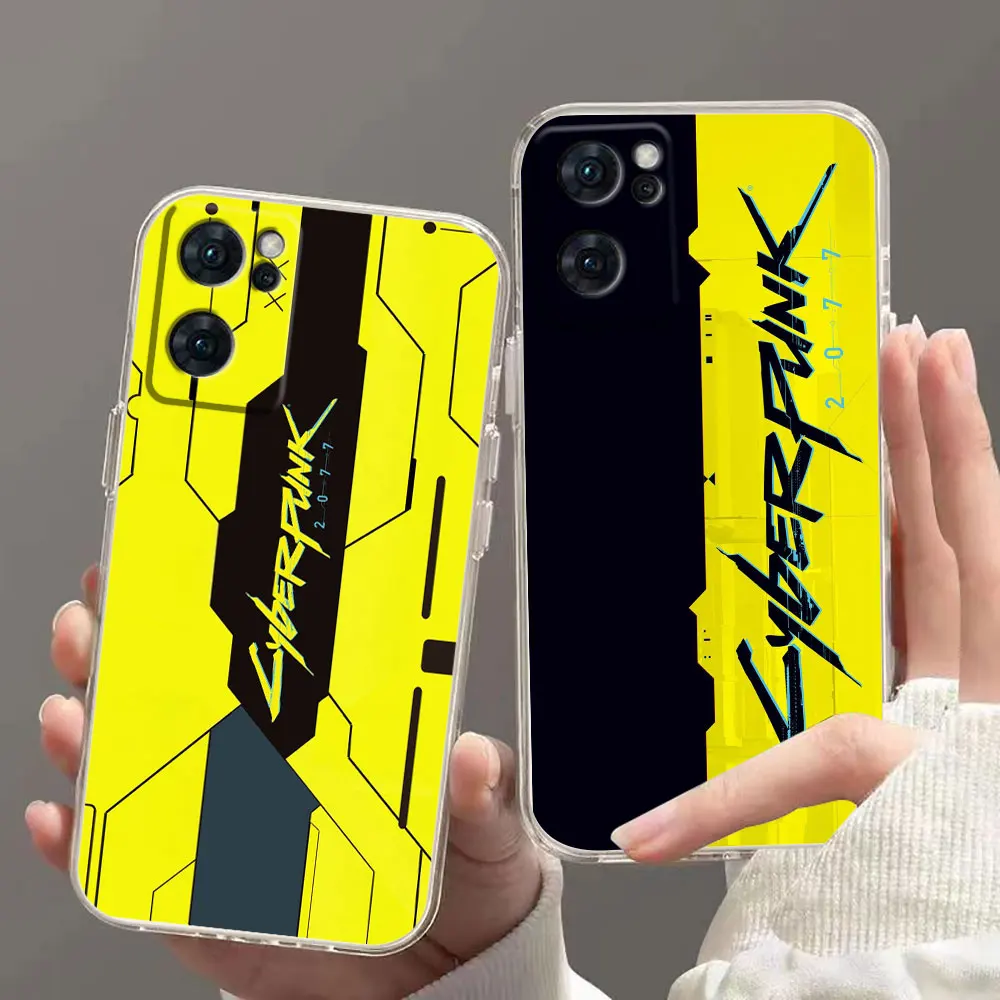 

Hot Game C-Cyberpunkes Clear Case Funda For OPPO RENO 7 6 5 4 2F A15 FIND X5 X3 A55 A73 A74 A92 A93 A94 F11 F7 4G 5G PRO Case