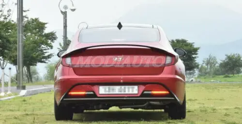Подходит для Hyundai Sonata 2020-2021 глянцевый черный задний хвост багажник спойлер крыло