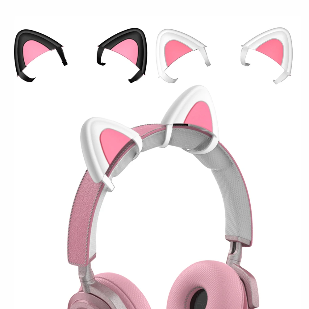 

Universal Cat Ear Headset Pendant Silicone Lightweight Earphone Charms Silicone Decorations HeadphoneEarphone Accessories