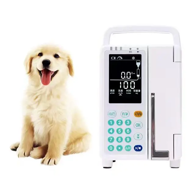 

Hospital ICU Emergency Portable Infusion Pump Electric Automatic IV Vet Veterinary Infusion Pump Device