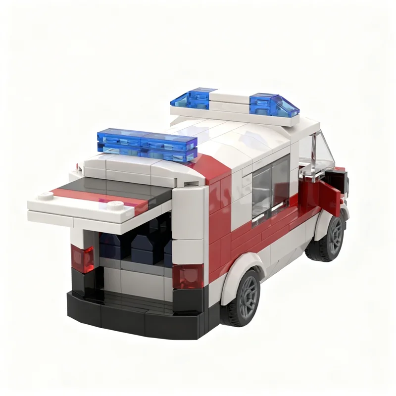Фото 270 деталей MOC Городская больница VW KDO: Конструктор-модель, архитектурная игрушка, идея для творчества, подарки на фестиваль, развивающий конструктор №3