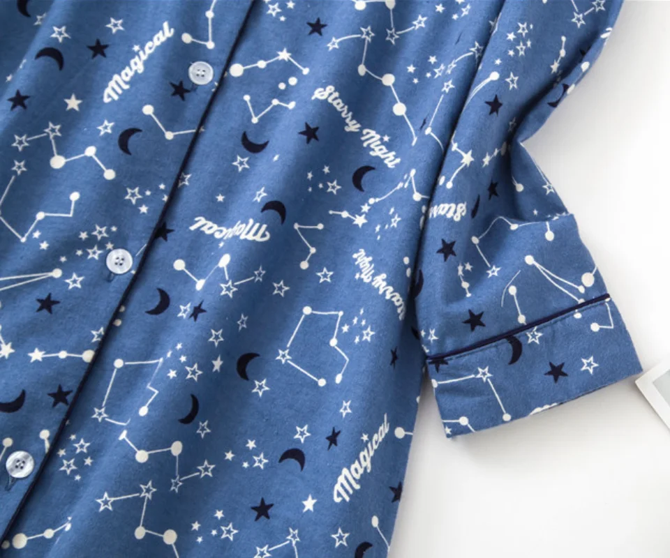 Autumn And Winter Lengthen Long Sleeve Women Keep Warm Nightgown Comfortable Soft Sleepwear Suit Style Pocket Design