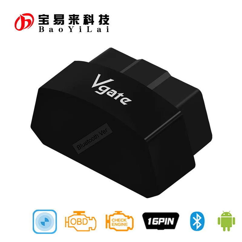VGATE ICAR3 Bluetooth 3 0 черный OBD2 Поддержка bпогружения для B MW