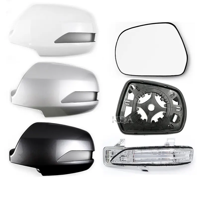 

Auto Left Right Rear Mirror Glass Mirror Cover Trim Frame Turn Signal Light for Great Wall Wingle 6 Pickup