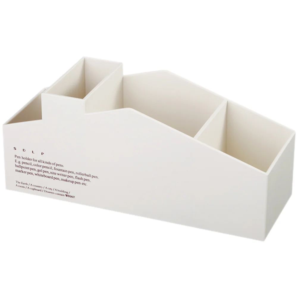 

Stationery Storage Box For Home Makeup Brush Holder Lipstick Lipsticks Display Case Organizer White Plastic Creams