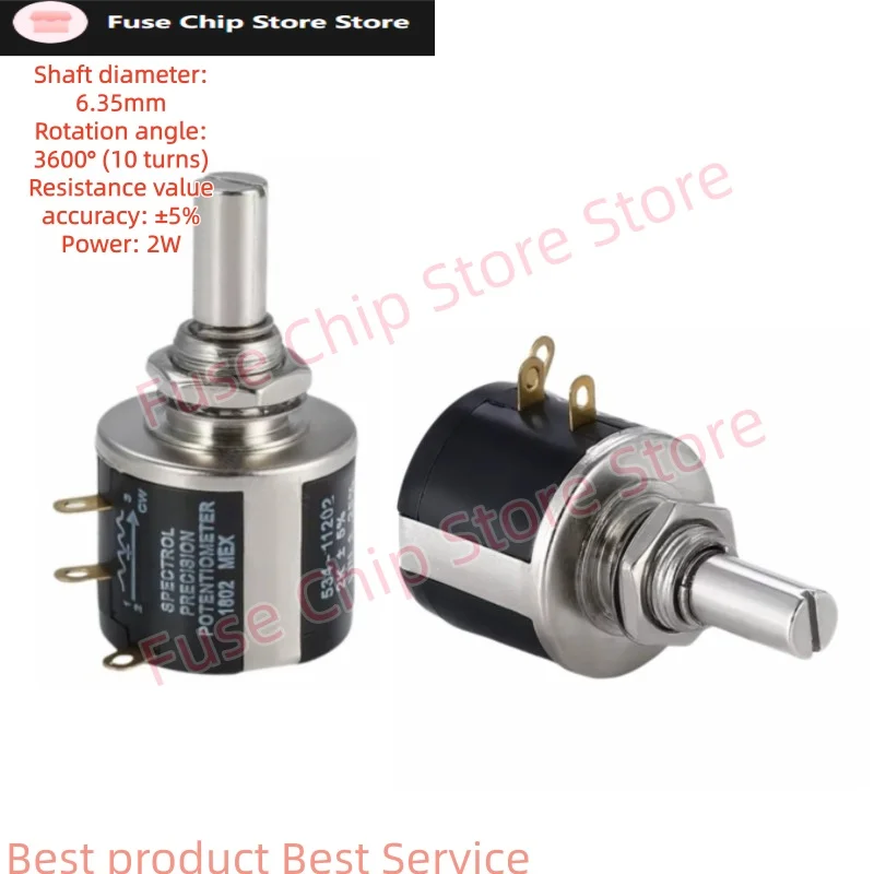 Фото Новый многооборотный проволочный потенциометр Spectrol 534-11503 534-1-503 50K 2W №1