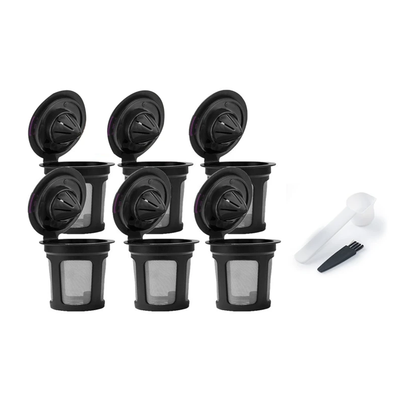 

6 шт., многоразовые капсулы для кофе Keurig 2,0 1,0 K