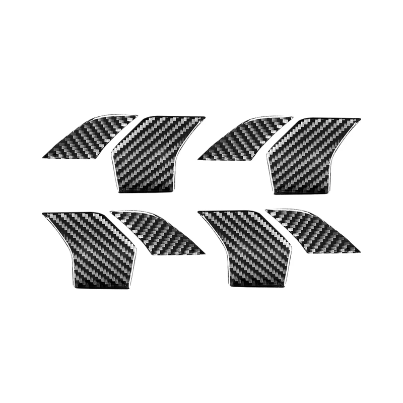 

Carbon Fiber Inner Door Handle Bowl Cover Trim For Land Rover Discovery Sport 2021 2022 Accessories