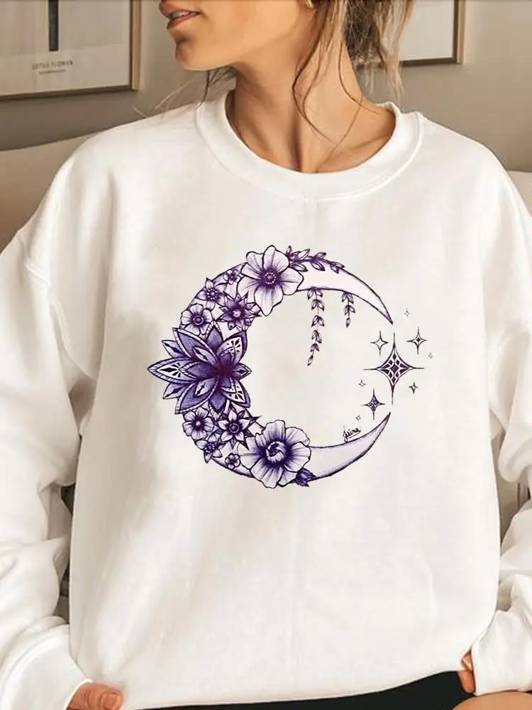 

Женская Повседневная Толстовка с цветочным принтом, в стиле 90-х