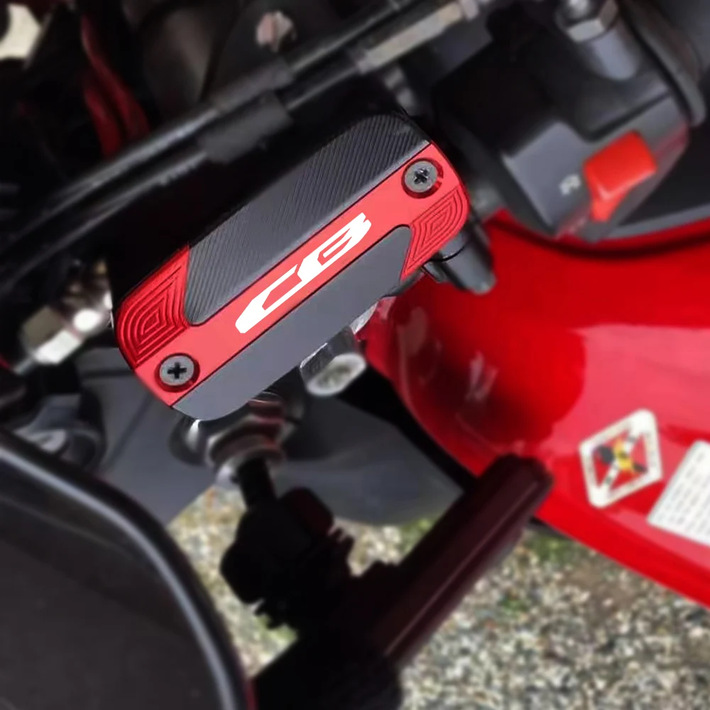 Для Honda CB400 CB500F CB500X CB600F CB650R CB750 CB650F CB1300 алюминиевая крышка бачка передней тормозной