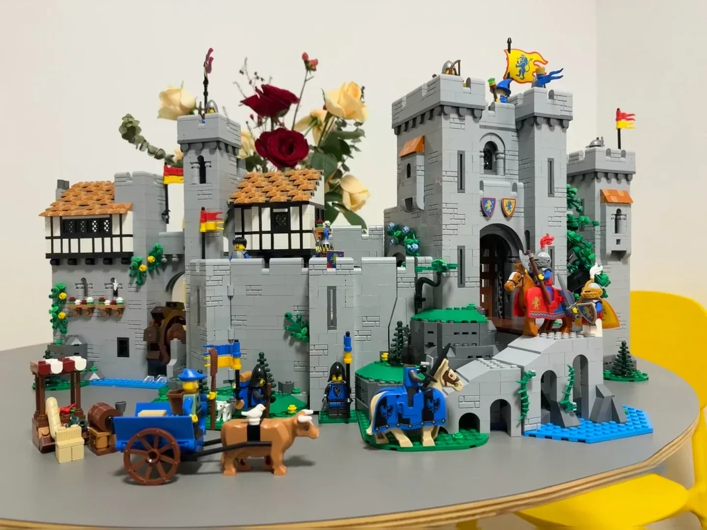 Совместимые 10305 85666 строительные блоки замка Король Лев кирпичи образовательные