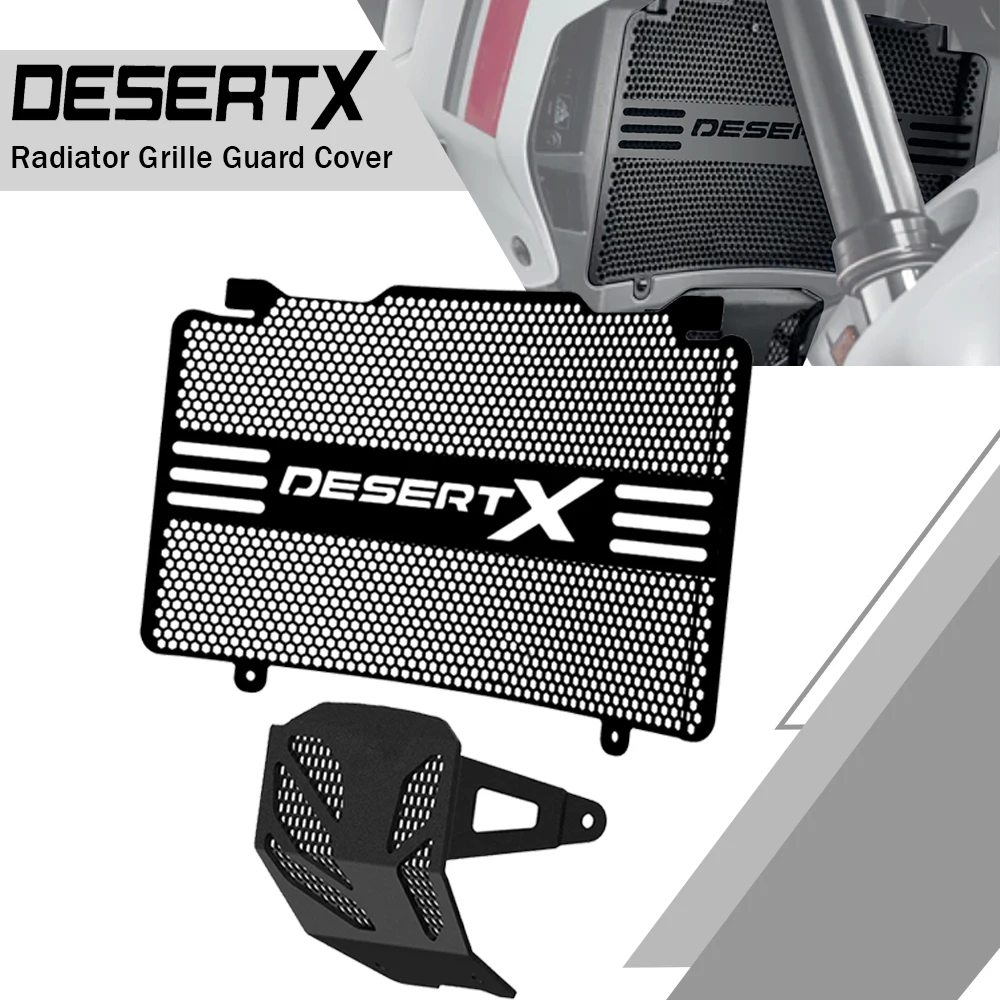 

Motorcycle Accessories For Ducati DesertX DESERT X 2022 2023 Radiator Grille Covers Protection Oil Cooler Grill Guard Protector