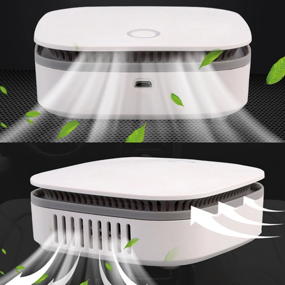 

Мини-очиститель воздуха Портативный Озоновый Анионный генератор перезаряжаемый от USB кухонный автоматический умный холодильник освежител...