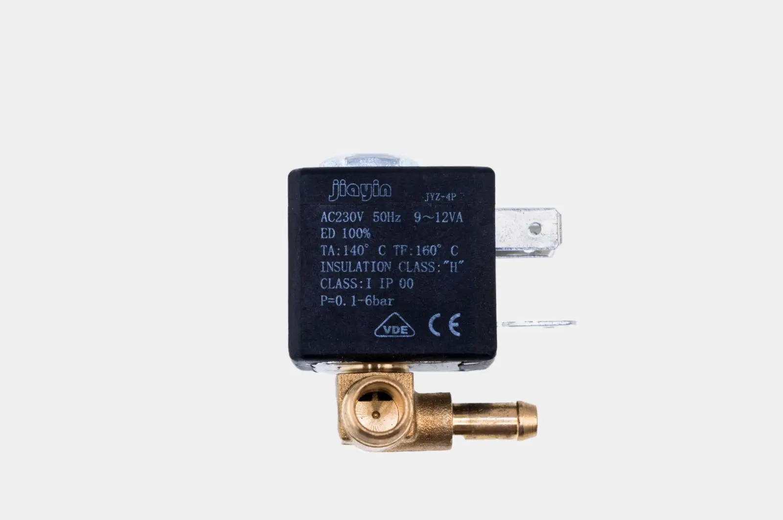 Фото JYZ-4P нормально закрытый 3 мм N/C 2/2 Way AC 230V G1/8 