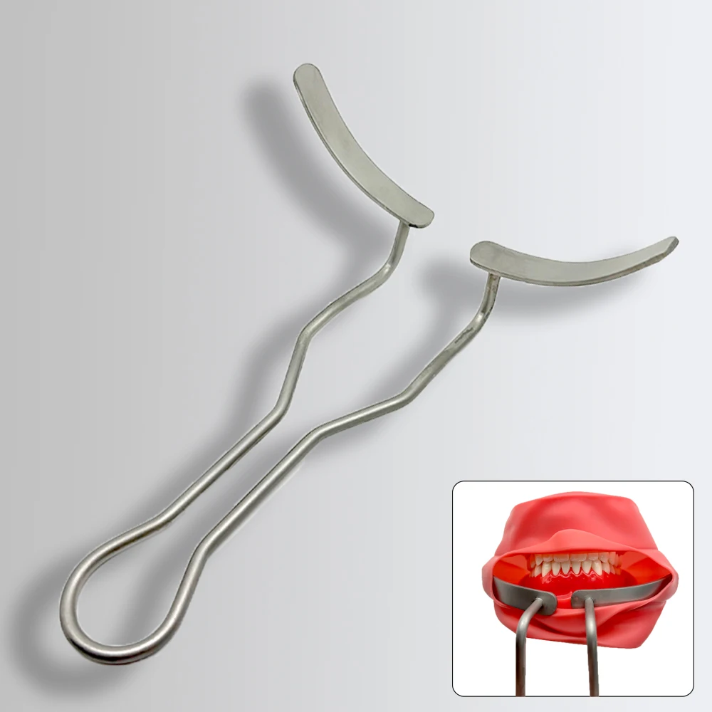 Стоматологический расширитель рта Ретрактор для губ Открыватель с откидным
