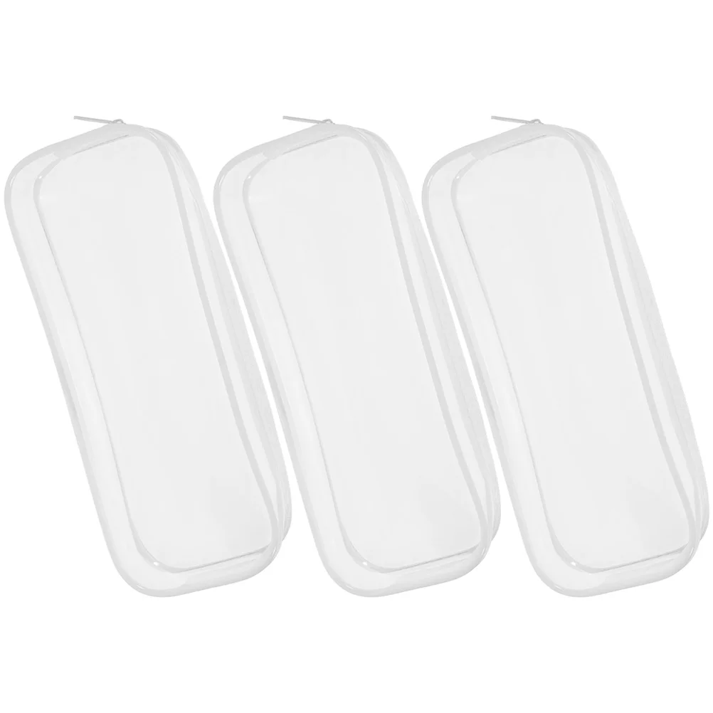 

Transparent Case Large Stationery Bag Decorative Multi-use School Children