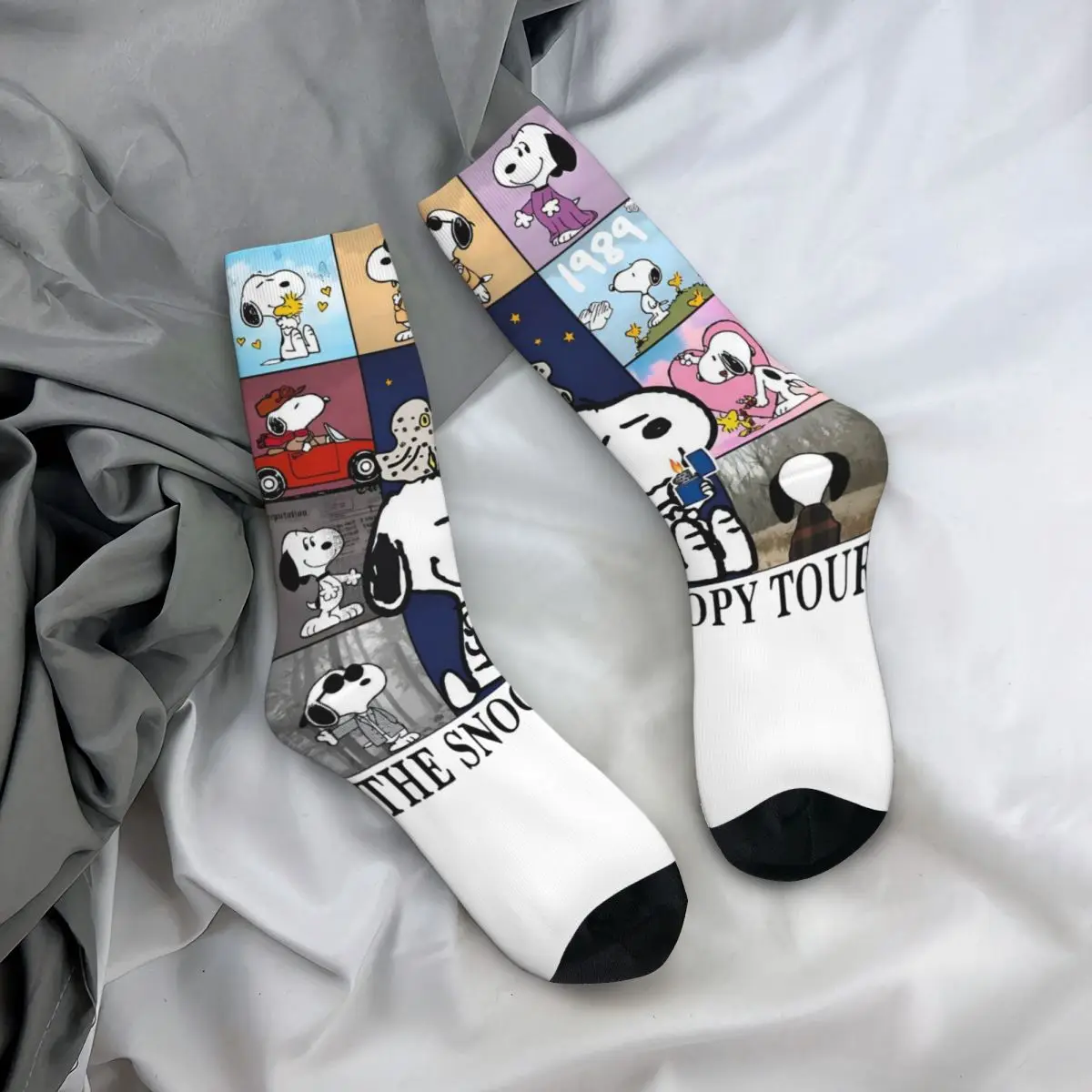 Женские супер мягкие смешные носки со Снупи с героями мультфильмов для весны