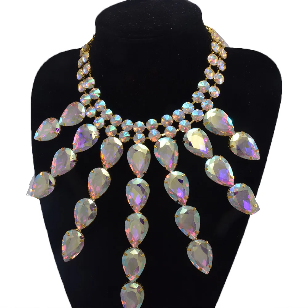 CuiEr Большая Драгоценность в форме капли воды для женщин нейтральный роскошный