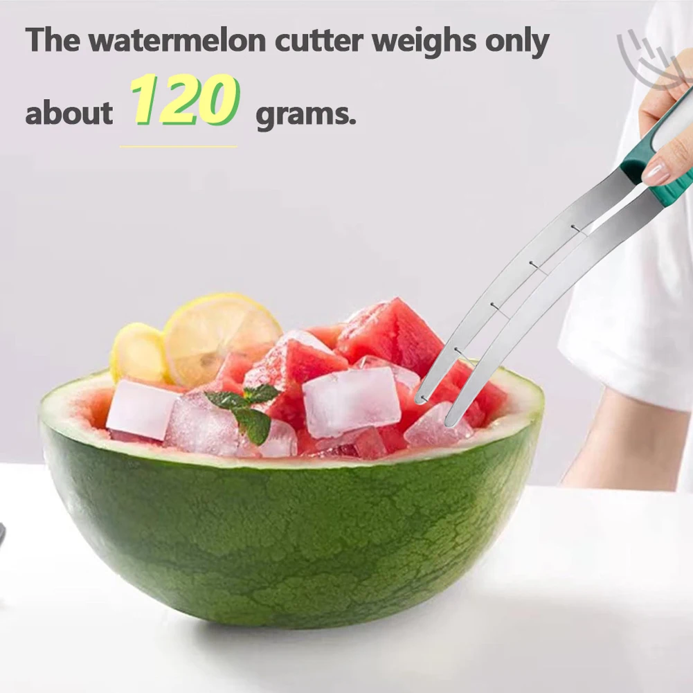 Резак для арбуза из нержавеющей стали инструмент нарезки быстрый безопасный
