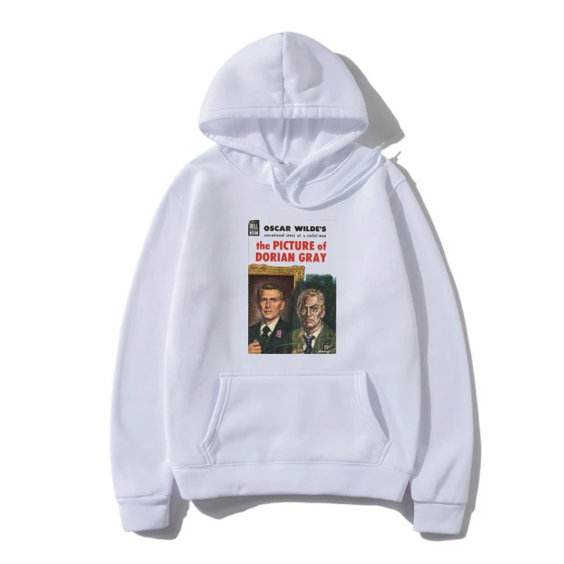 

Мужская верхняя одежда с рисунком дорианского серого Оскара вильда винтажная Обложка в виде книги толстовка женская мужская верхняя одежд...