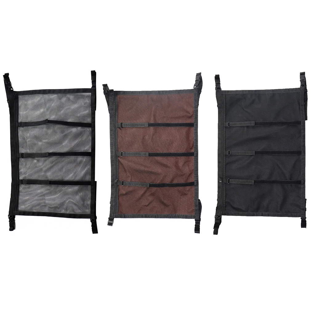 

Сетчатый карман для автомобиля на потолок с молнией, сумка для хранения на крыше, органайзер для всякой всячины для кемпинга, съемная Автомо...