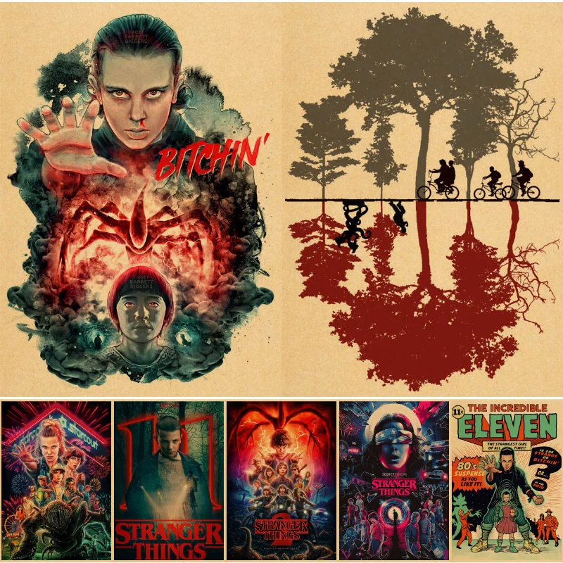 

Stranger Things Wall posters schilderij pictures bilder Wall posters house bedroom bilder pictures