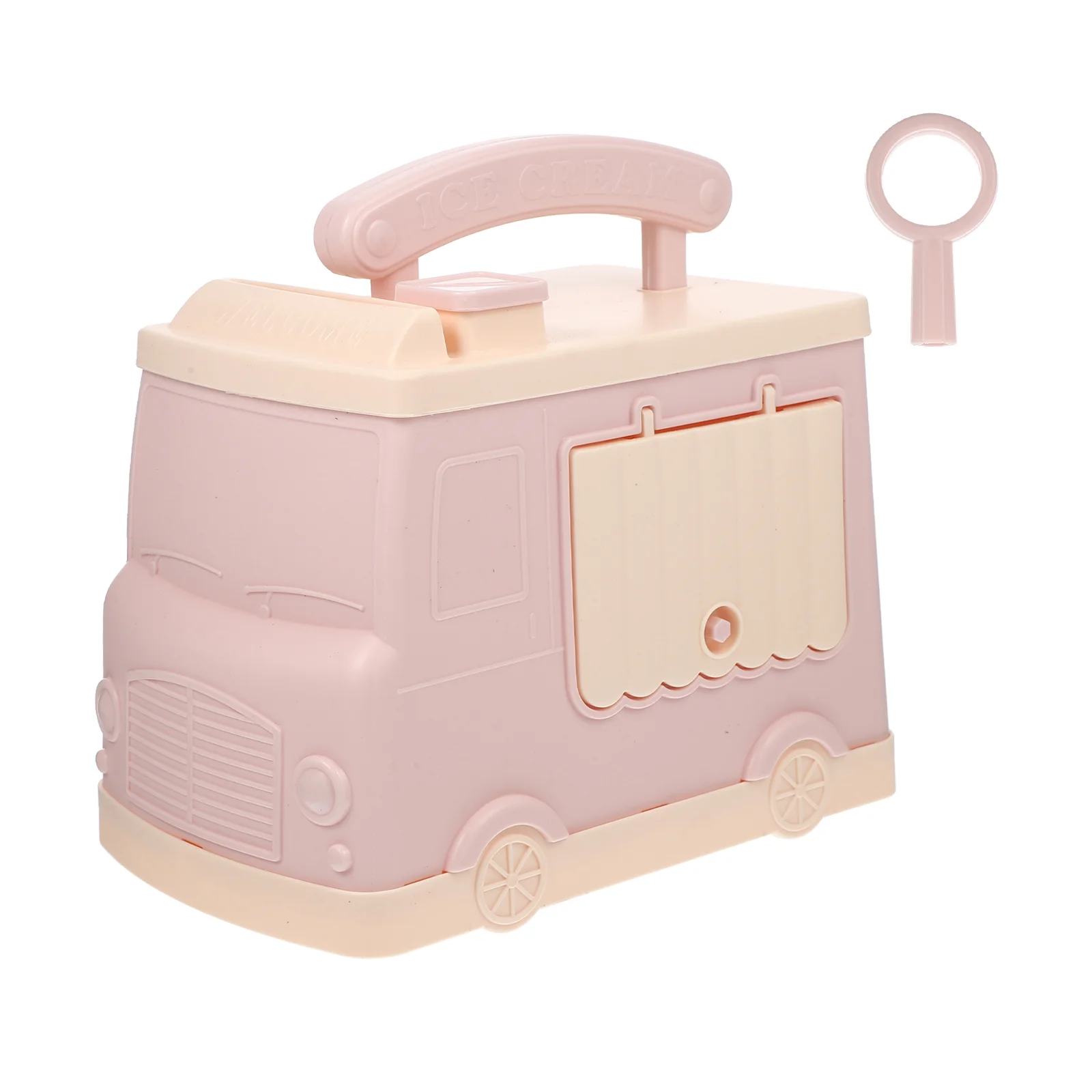 

Bankpiggy Money Kids Car Savingsavings Schooljar Minibox Cute Model Banks Desk Statue Truck Cartoon Campervan Shaped Vehicle