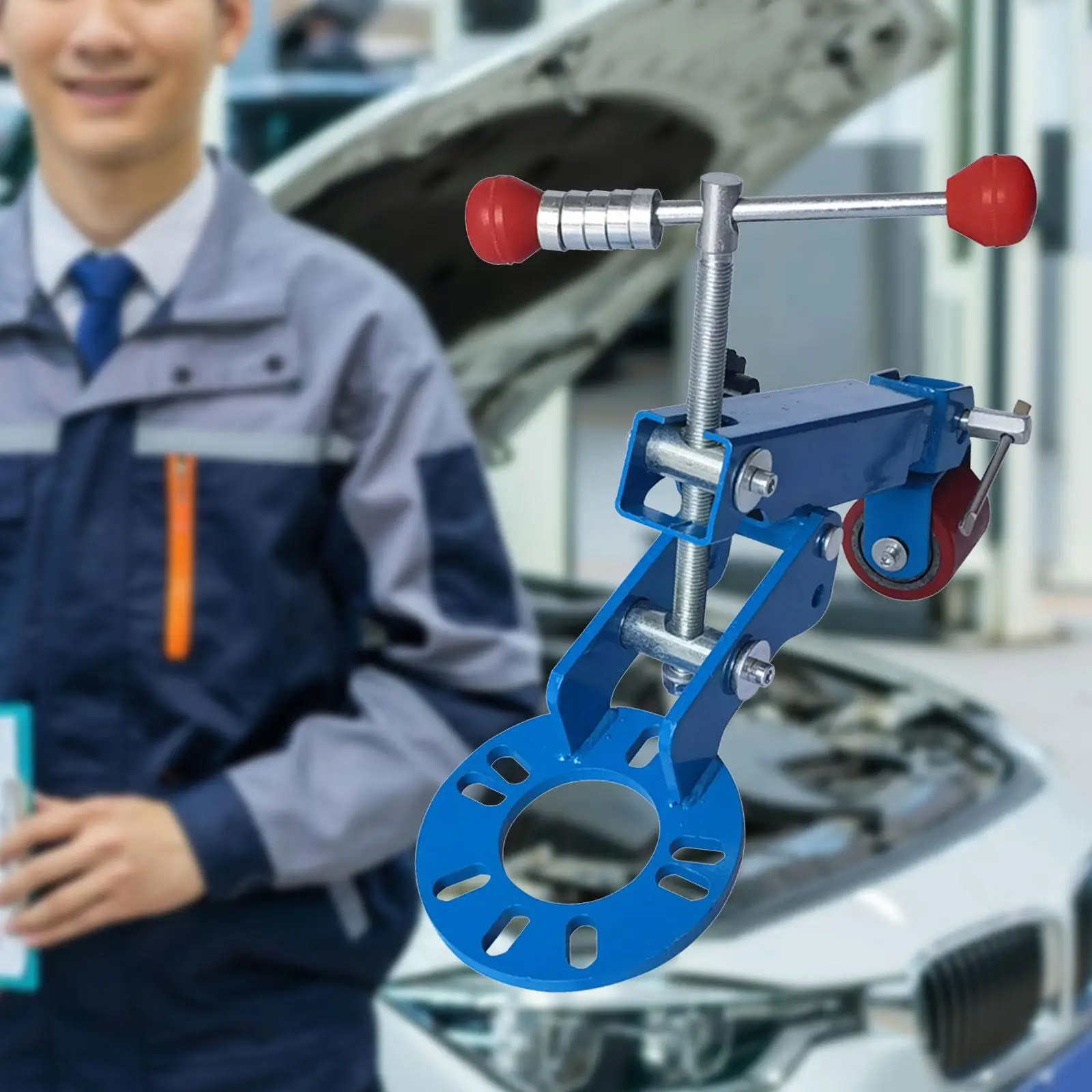 

Roller Tool with Adjustable Arm and Knob Lip Rolling Extending Tools