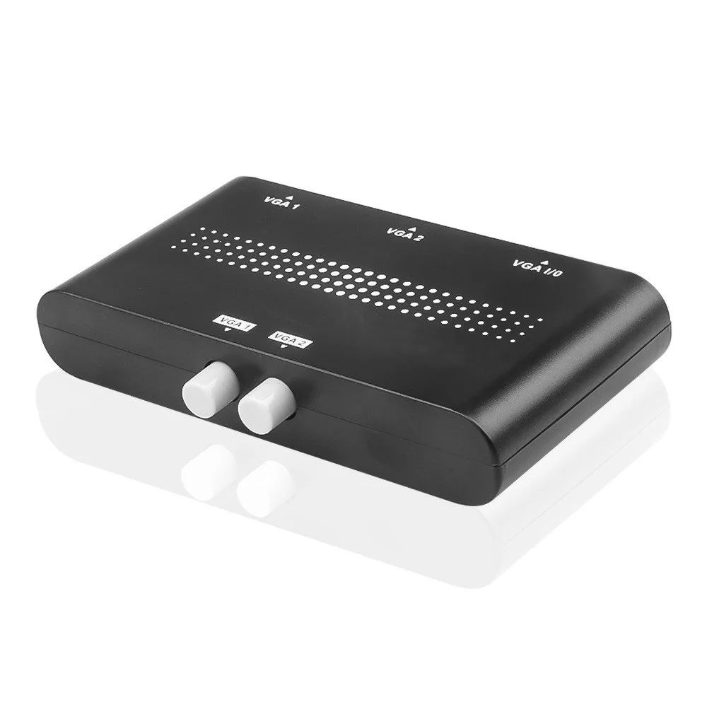 

ПК, оптовая продажа, Новое поступление, 2 в 1, ручной переключатель, переключатель, оригинальная коробка для ЖК-дисплея