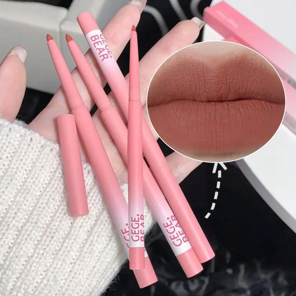 

Waterproof Matte Lipliner Pencil Sexy Nude Brown Red Makeup Non-stick Lip Contour Lasting Lips Liner Lipstick Cosmetic Tint P8L5