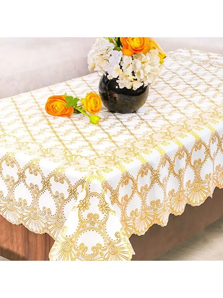 

PVC household minimalist rural tablecloth, waterproof, anti scald, anti oil, and washable tablecloth
