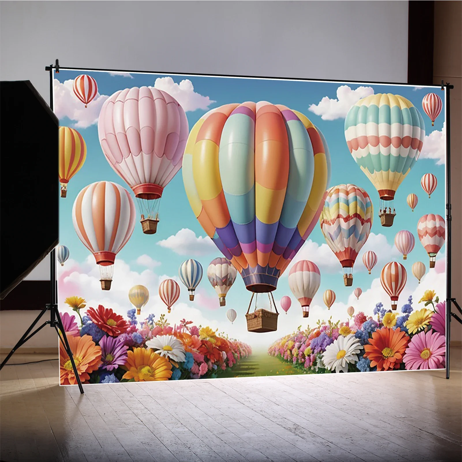 Фон для фотосъемки с воздушными шарами размеры в ассортименте