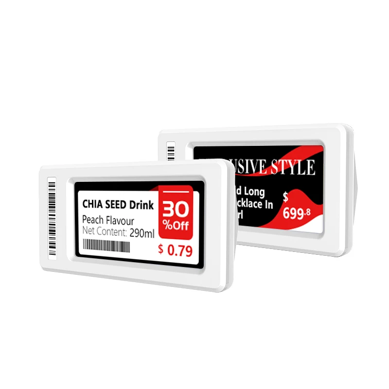 Enlarge ESL 2.13 inch Lite Series Smart Tag Electronic Shelf Label E ink Display Screen